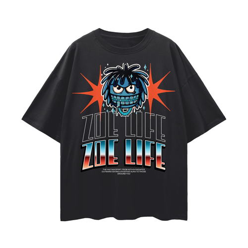 Oversize Deep Drop Shoulder Tee - 190 GSM