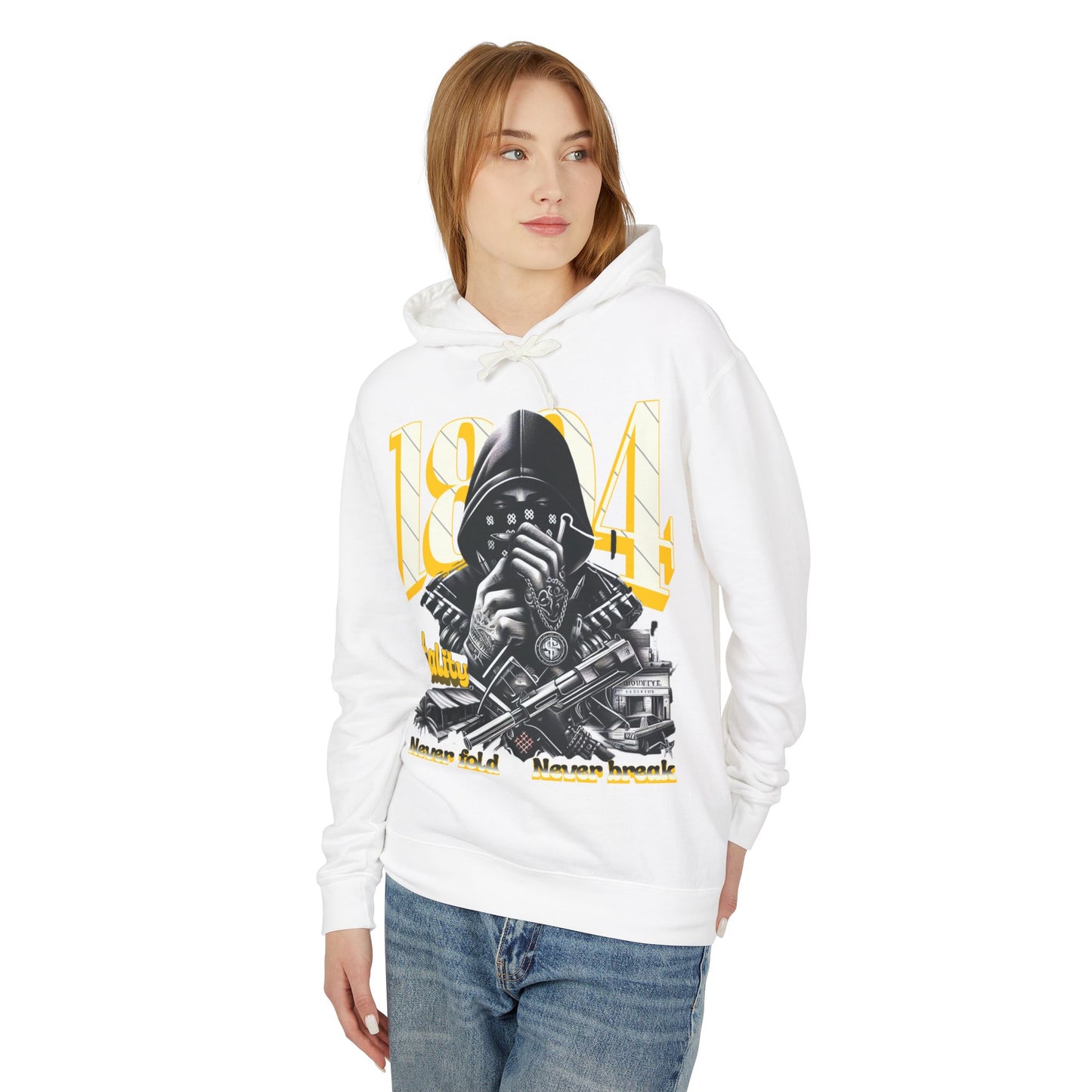 Hooded Sweatshirt - 1804 Mentality Lightweight Unisex Design