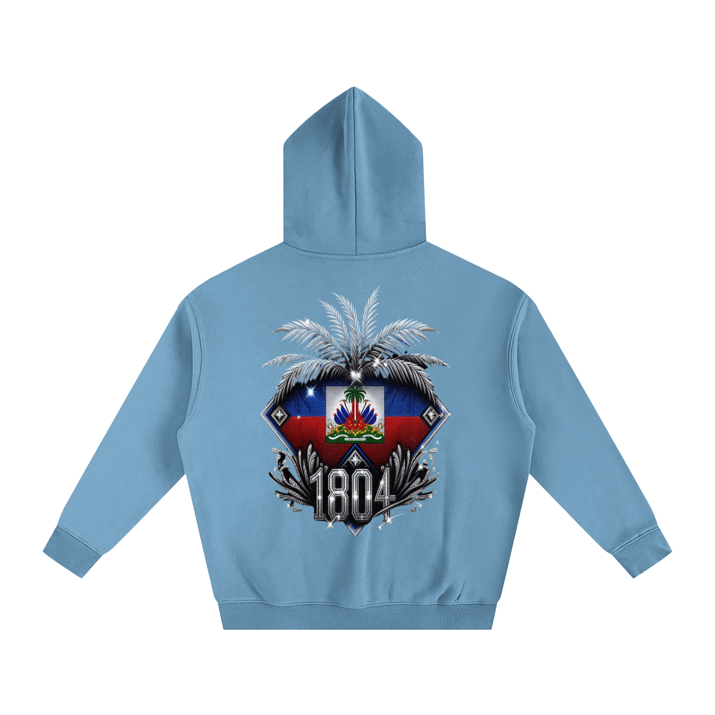 Oversize Fleeced Hoodie Neg mawon