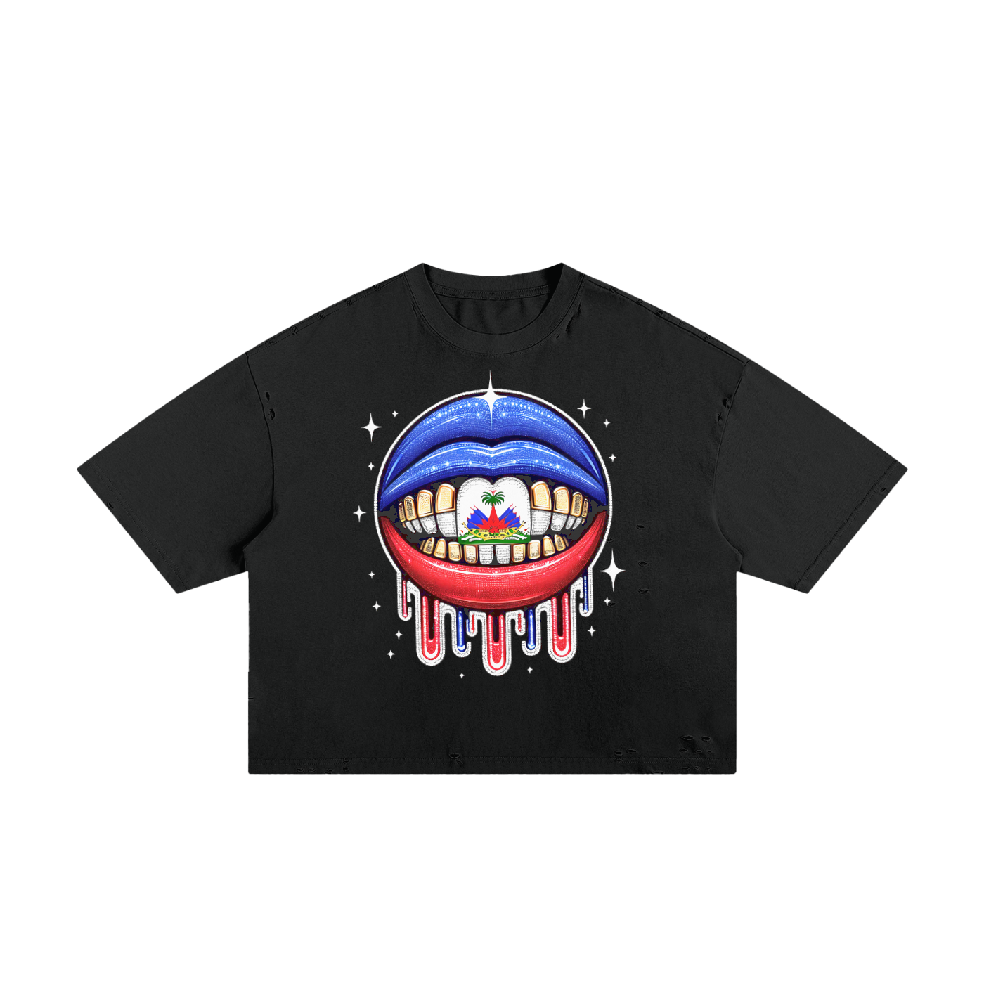 Z_Classic Frayed Boxy Tee