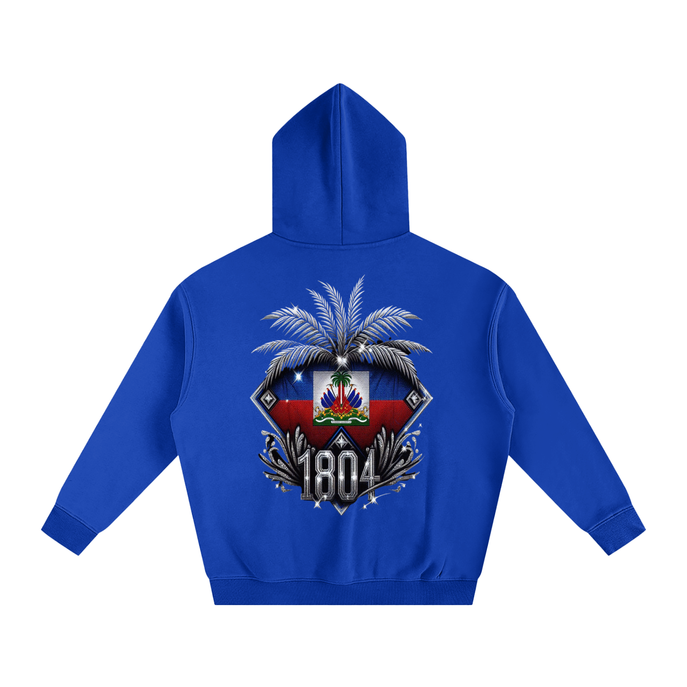 Oversize Fleeced Hoodie Neg mawon