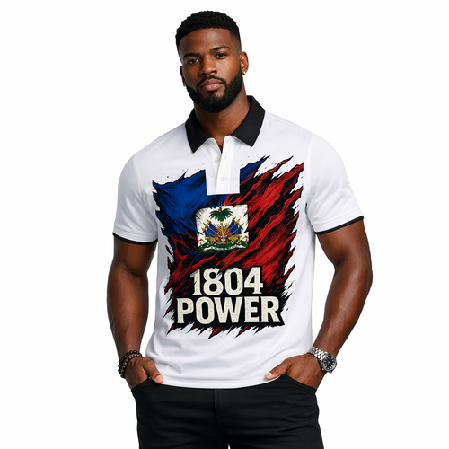 1804 Power Polo – Haitian Pride Edition 🇭🇹