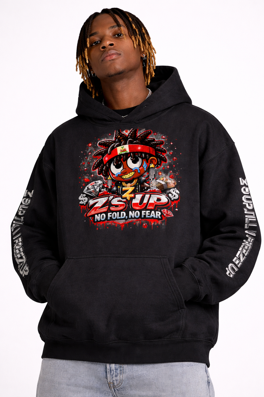 Z'UP Heavyweight Sunfade Oversized Hoodie