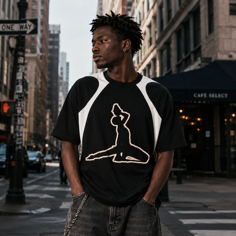 Neg Mawon Haitian Streetwear Raglan Tee | 1804 Threads