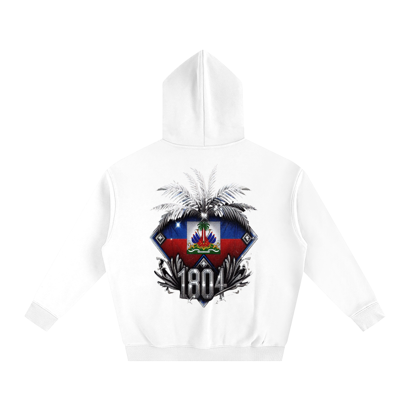 Oversize Fleeced Hoodie Neg mawon