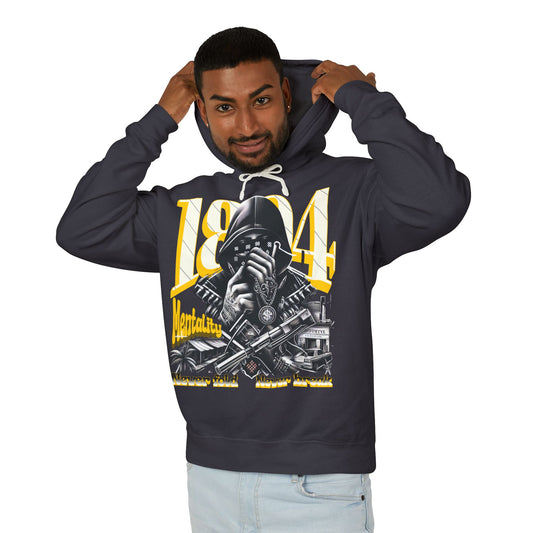 Hooded Sweatshirt - 1804 Mentality Lightweight Unisex Design