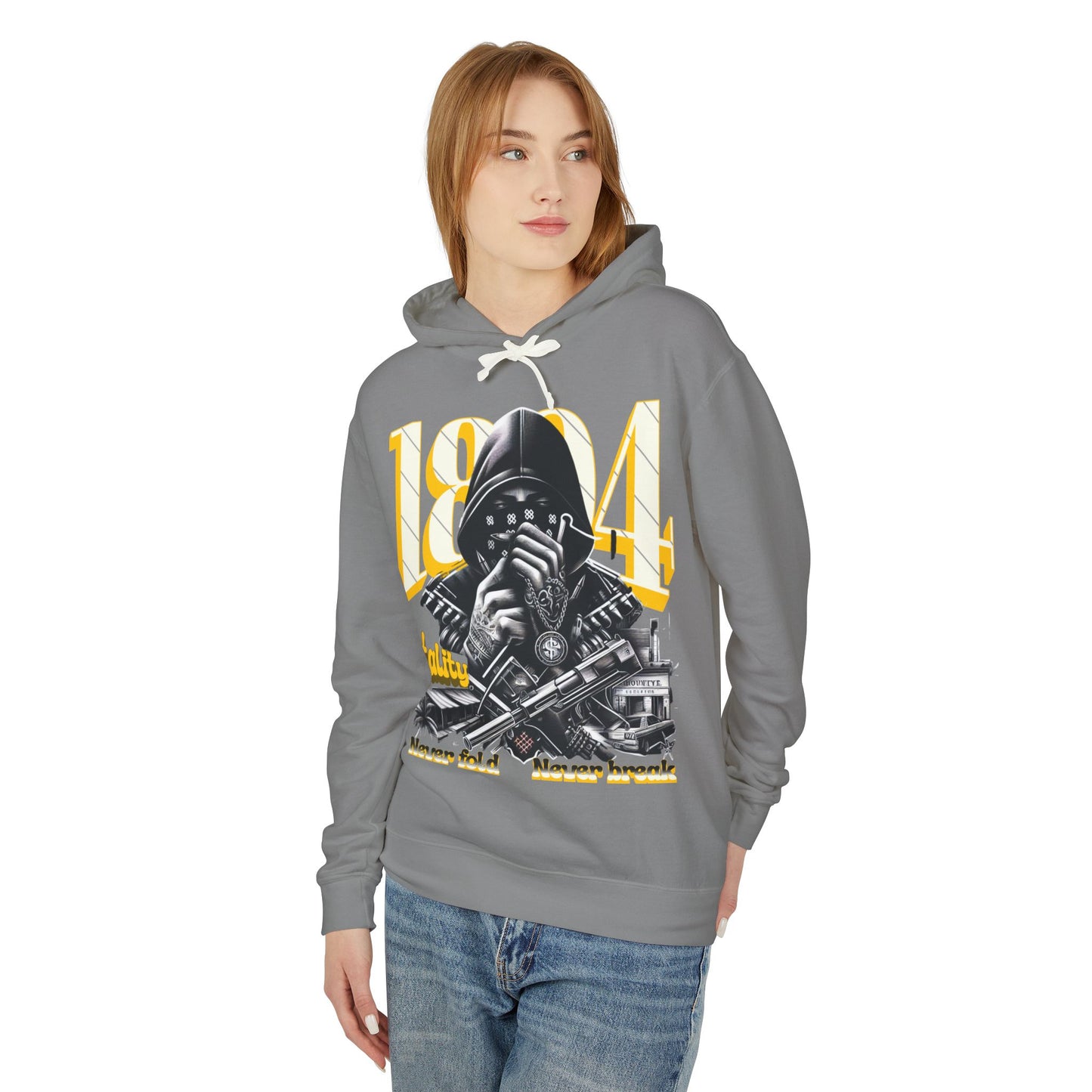 Hooded Sweatshirt - 1804 Mentality Lightweight Unisex Design