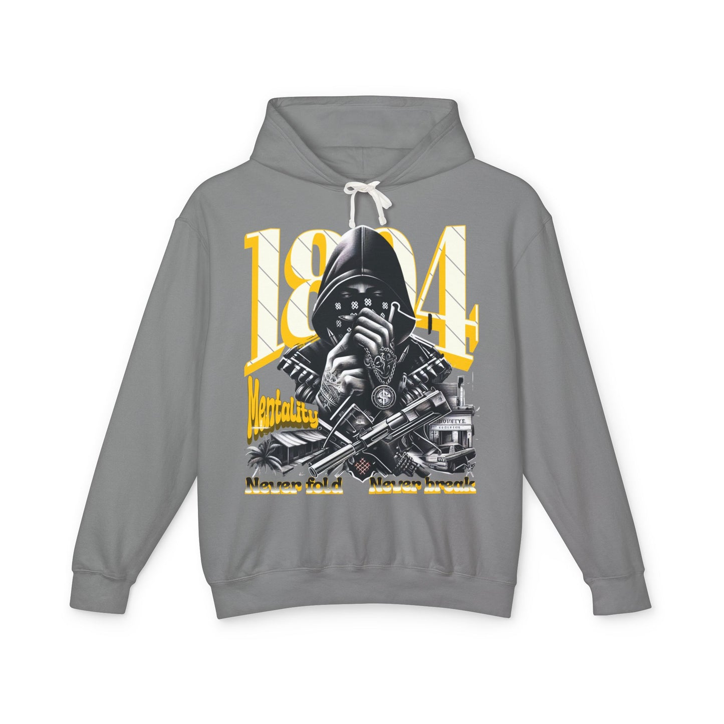 Hooded Sweatshirt - 1804 Mentality Lightweight Unisex Design