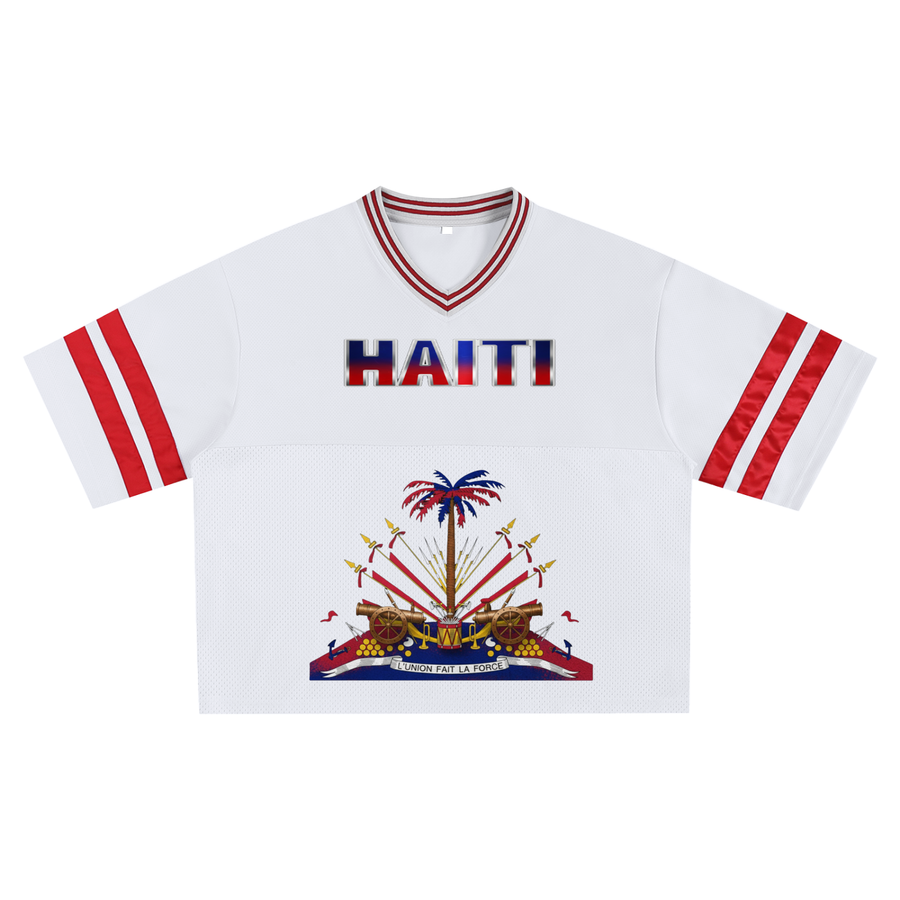 Taped Mesh Boxy T-Shirt