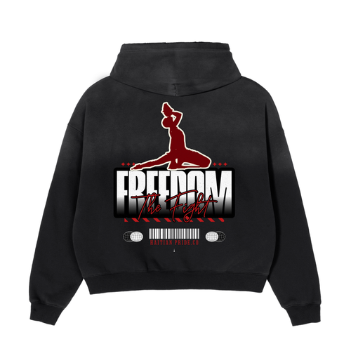 Frayed Sunfade Boxy Hoodie - alternate view