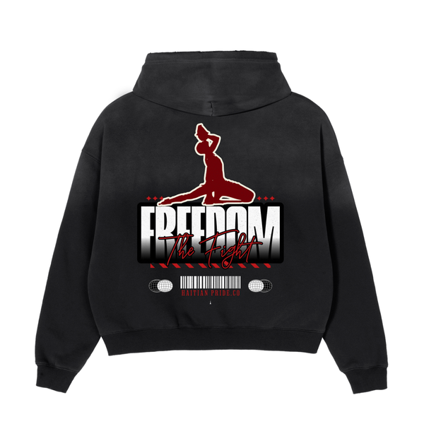 Frayed Sunfade Boxy Hoodie — view 2