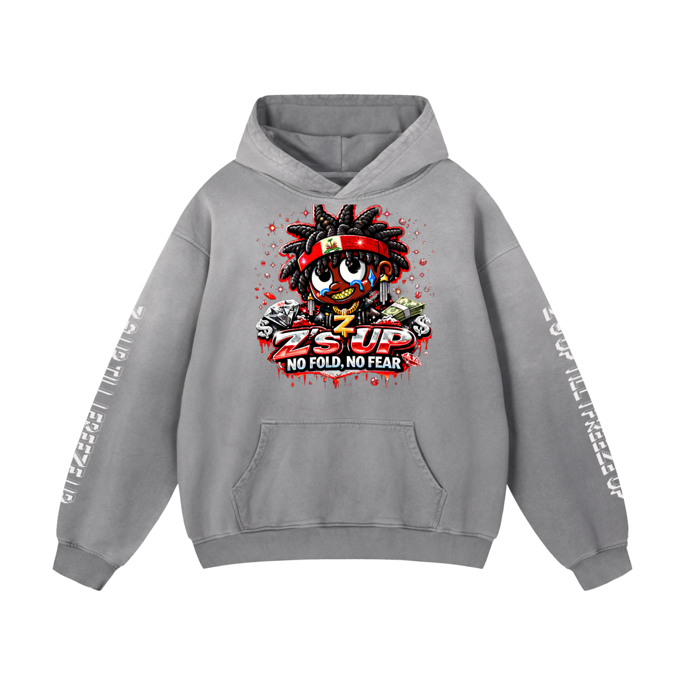 Z'UP Heavyweight Sunfade Oversized Hoodie