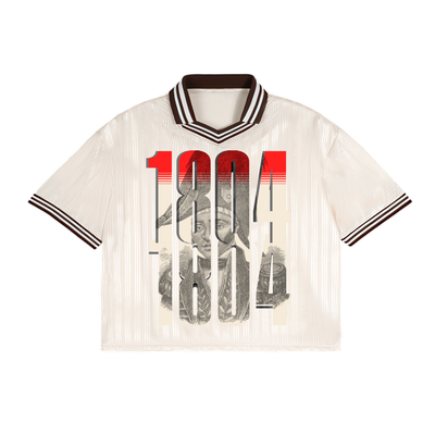 Contrast Stripes Polo Collar T-Shirt