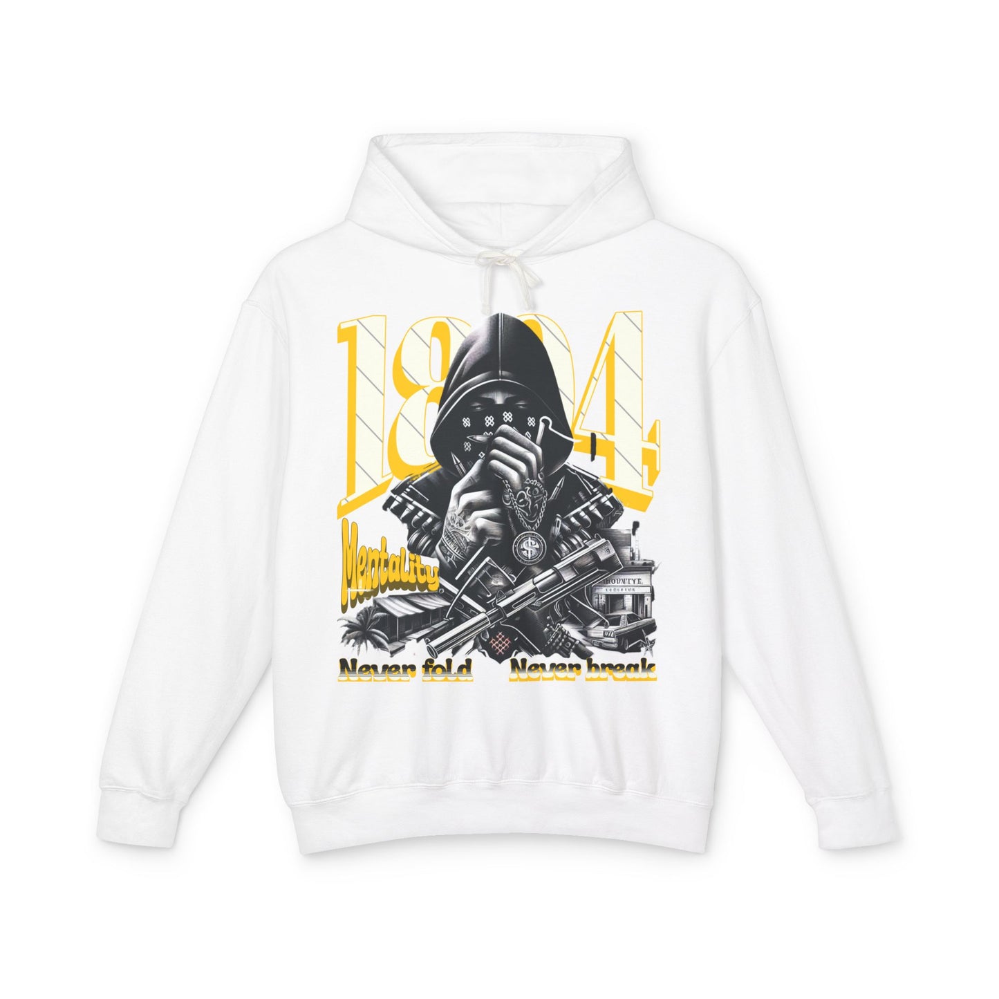 Hooded Sweatshirt - 1804 Mentality Lightweight Unisex Design