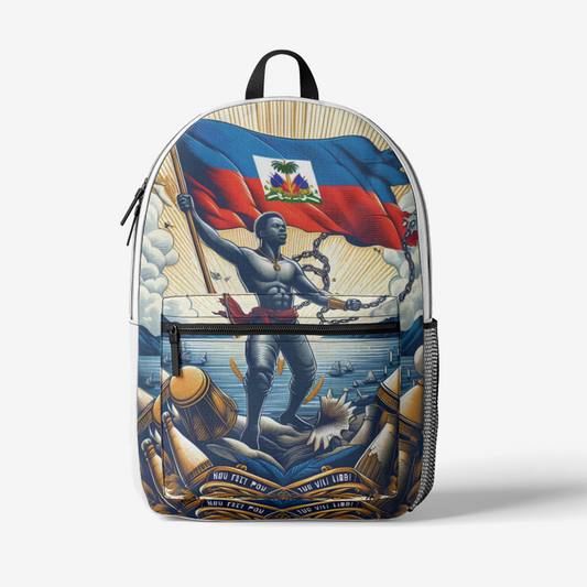 Retro Colorful Print Trendy Backpack