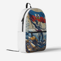 Retro Colorful Print Trendy Backpack 2