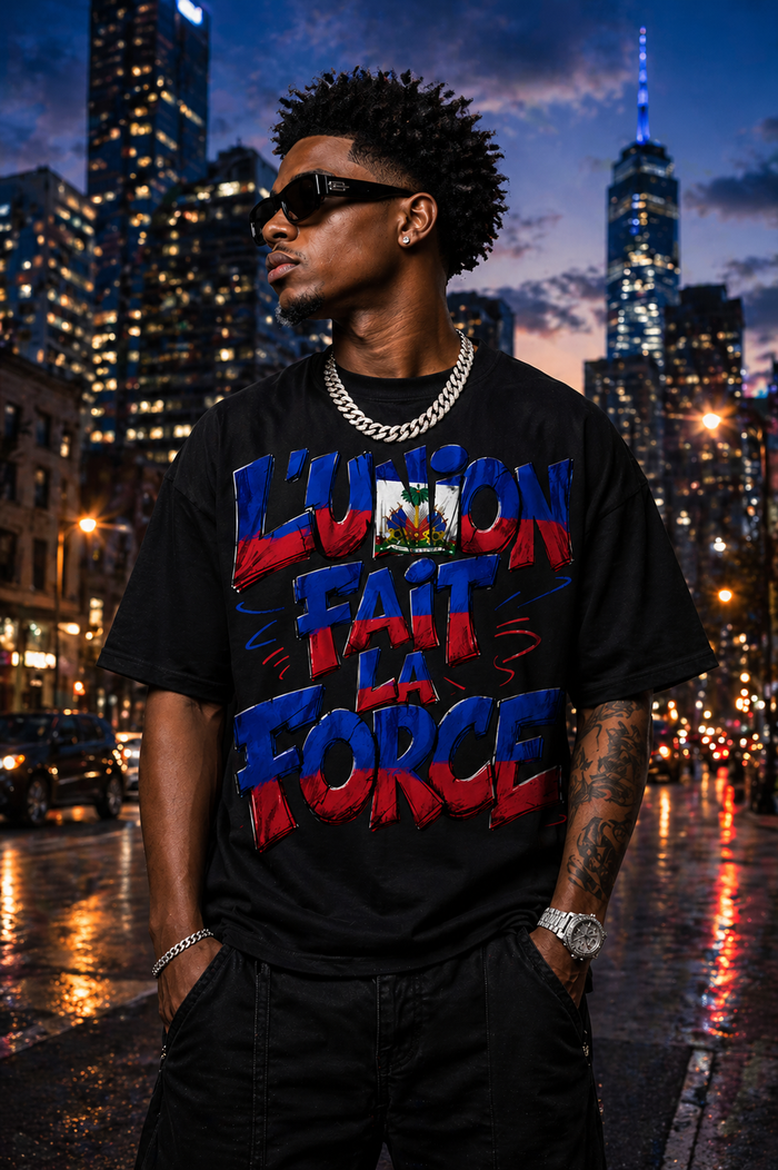 🇭🇹 L’Union Fait La Force Tee – Haitian Pride Edition lifestyle