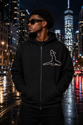 Nèg Mawon Silhouette Zip Hoodie – Freedom Edition 2