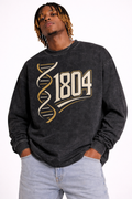 Acid Wash Oversize Long Sleeve T-Shirt 1