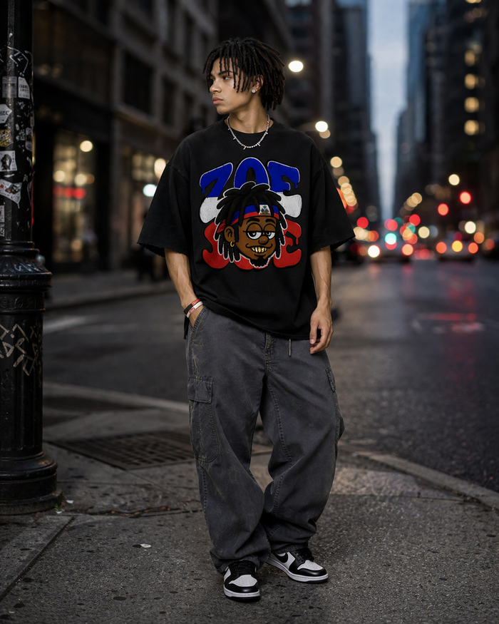 ZOE Oversize Box Tee lifestyle