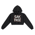 Sak Pasé woman Cropped Statement Hoodie 3