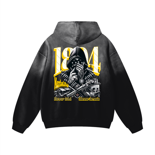 Heavyweight Sunfade Oversized Hoodie - alternate view