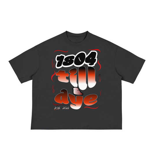 1804 till I die boxy fit t-shirt - 230 gsm