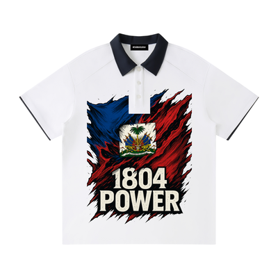 1804 Power Polo – Haitian Pride Edition 🇭🇹 alt