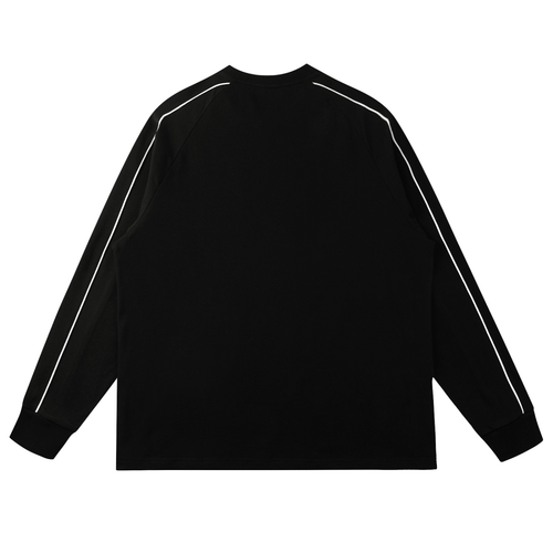 1804 Contrast Panel Raglan Sweatshirt - alternate view