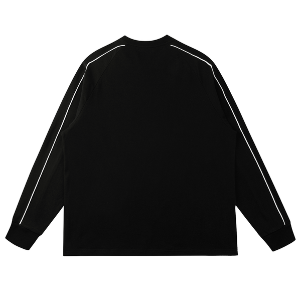 1804 Contrast Panel Raglan Sweatshirt — view 2