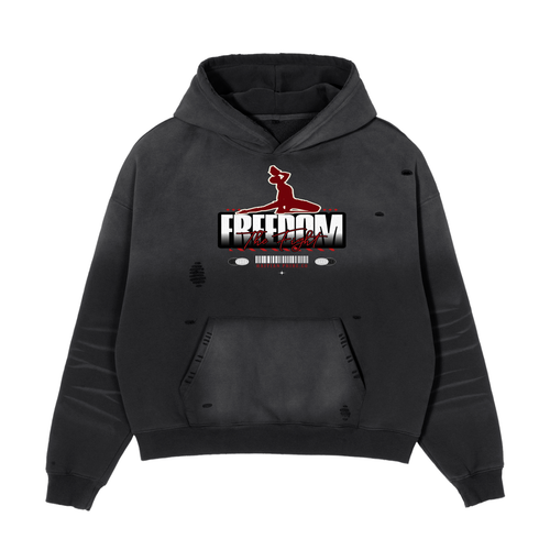 Frayed Sunfade Boxy Hoodie