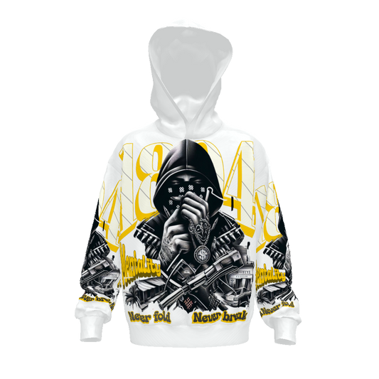 Streetwear All-Over Print Unisex Drop Shoulder Oversized Hoodie